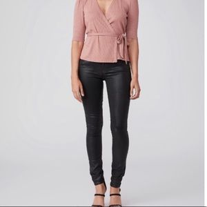 PAIGE Wax Coated Jeans